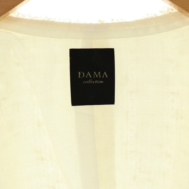 DAMAタグ付き七分袖ツィーディジャケット　9AR DAMAタグ付き七分袖ツィーディジャケット 9AR