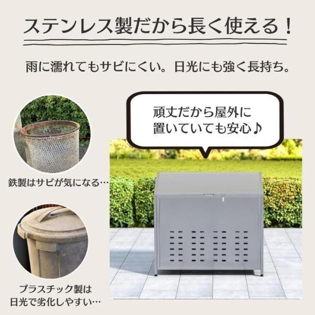 ゴミ箱 屋外 ゴミステション 大きい 組立式 横幅90cm ゴミ箱鋼280L ゴミ箱 屋外 ゴミステション 大きい 組立式 横幅90cm ゴミ箱鋼 280L