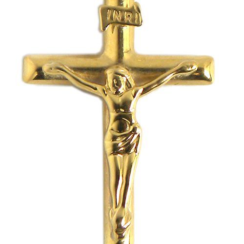 在庫好評K18YG/K14WG　ネックレス　十字架・キリスト　総重量82.5g ゴールド