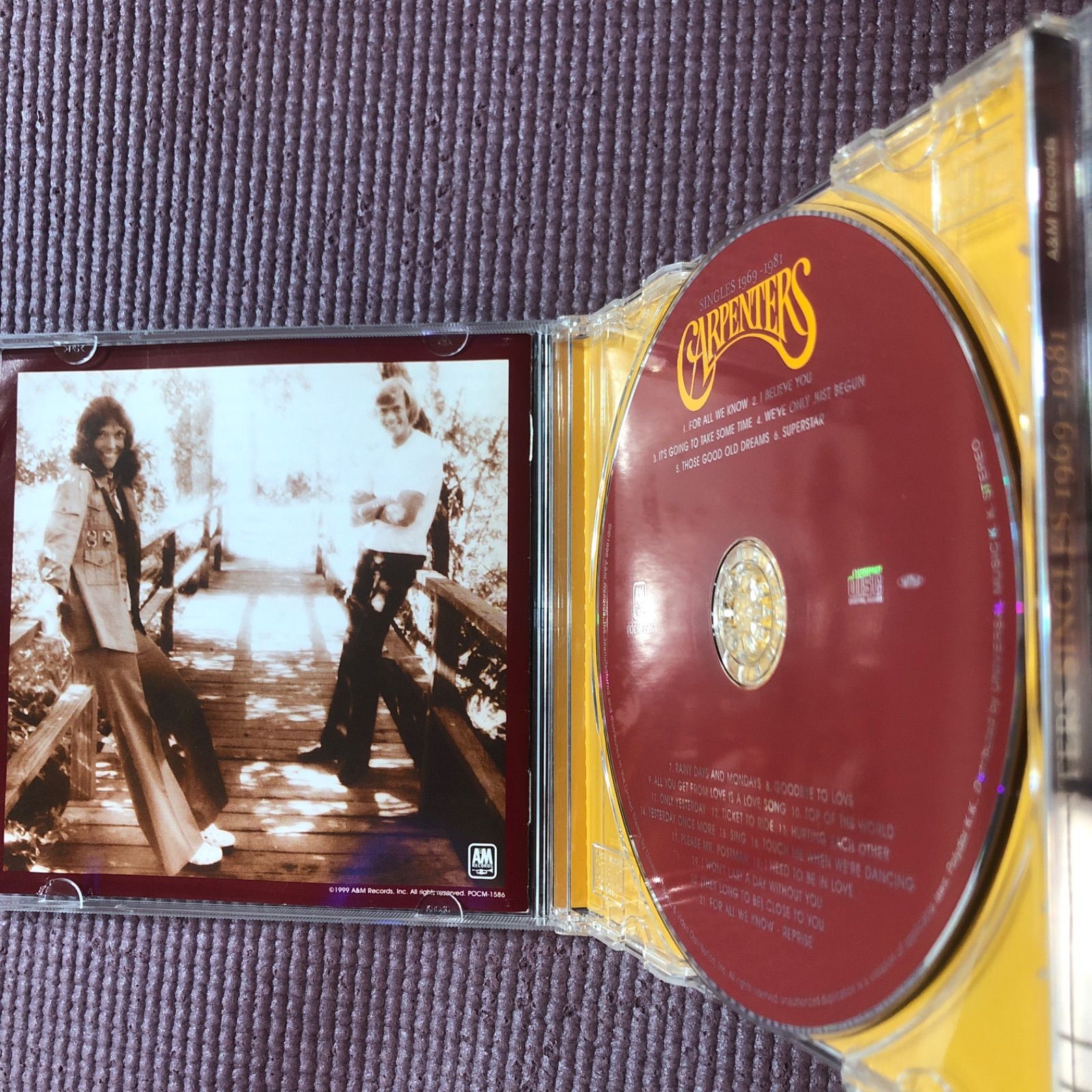 96　カーペンターズ Singles 1969-1981　SACD 輸入盤CD Carpenters – Singles 1969-1981 | Releases | Discogs