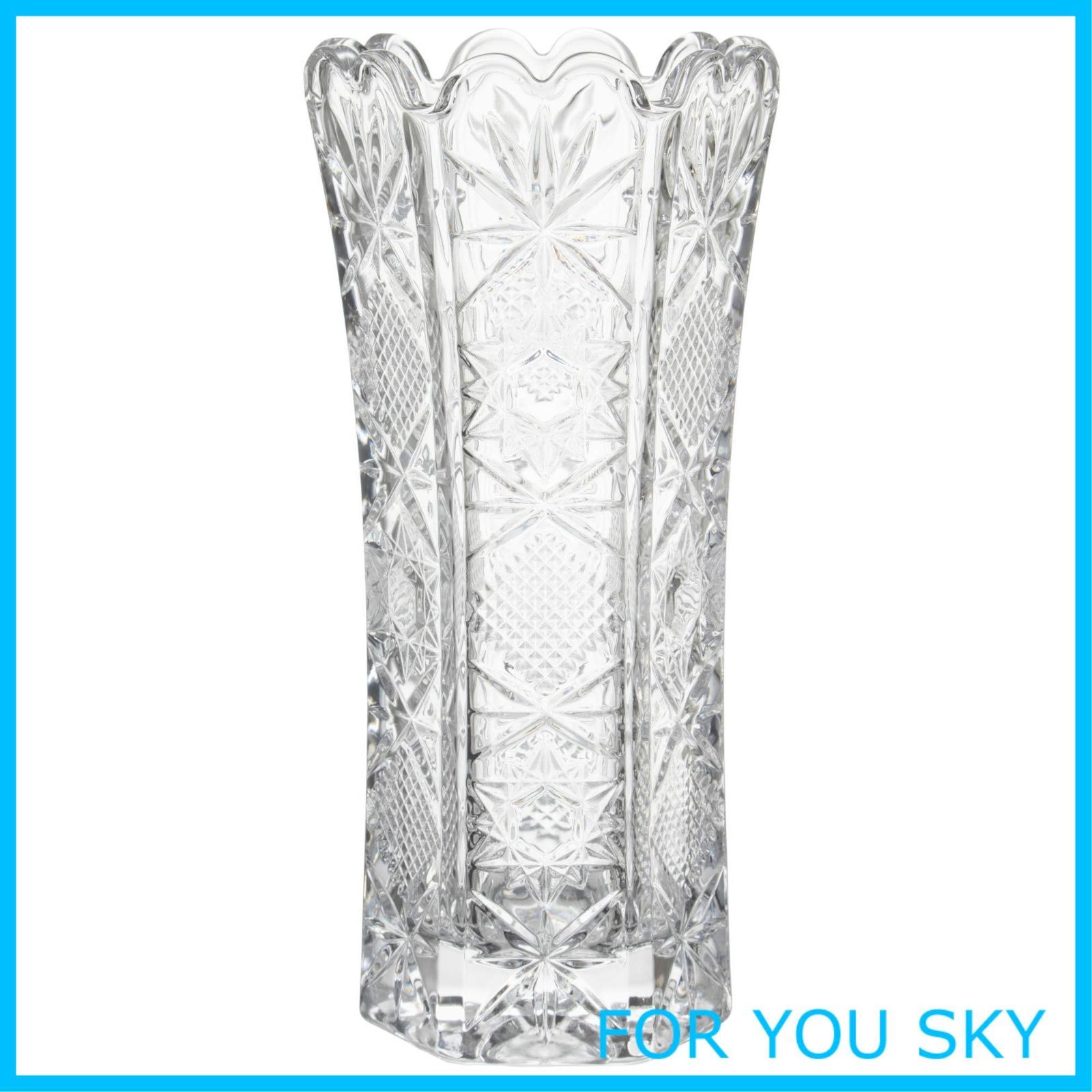 在庫処分】東洋佐々木ガラス フラワーベース P-40301-JAN クリア 21cm