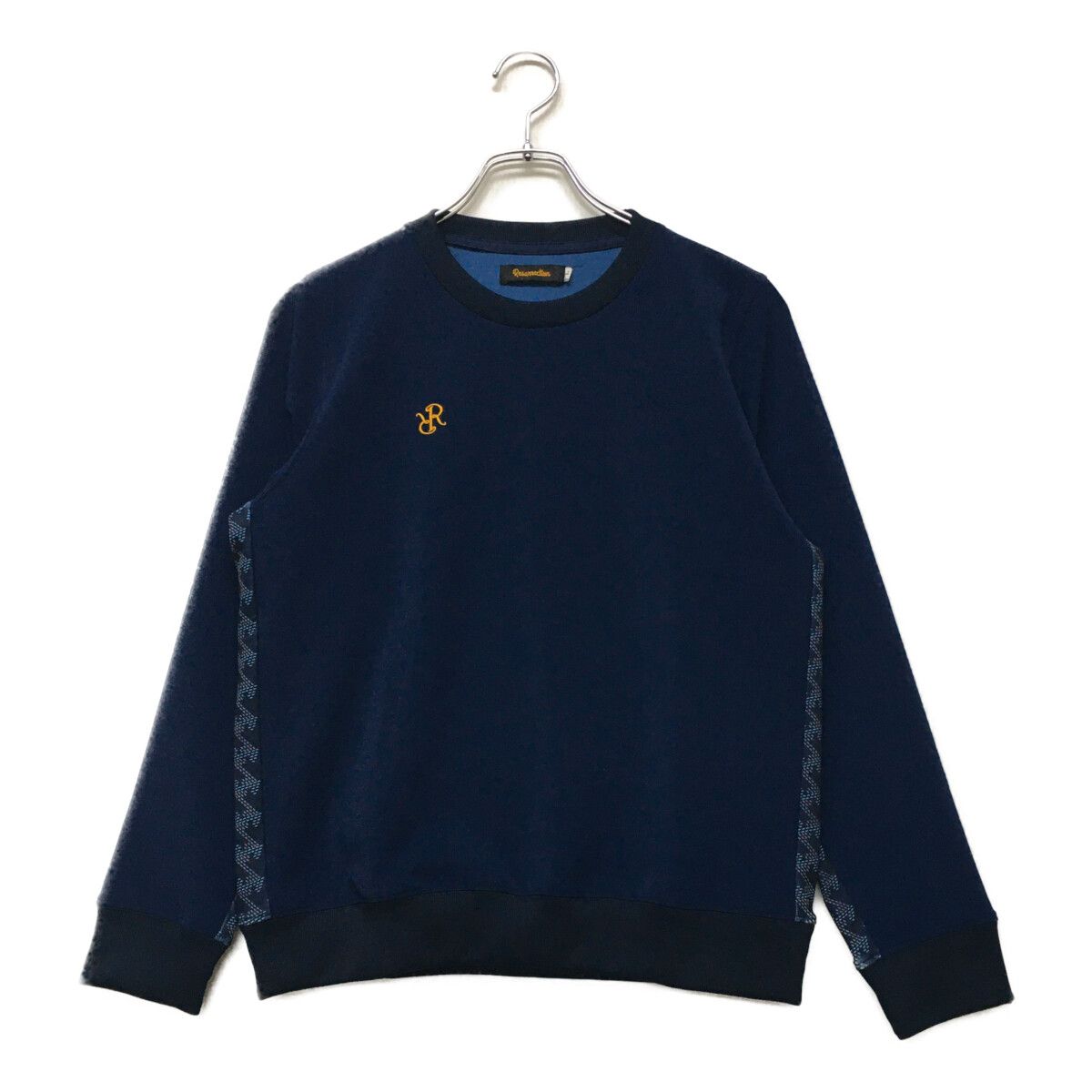 中古 レディース レザレクション Resurrection スウェット L 紺 ネイビー 軽量 クルーネック