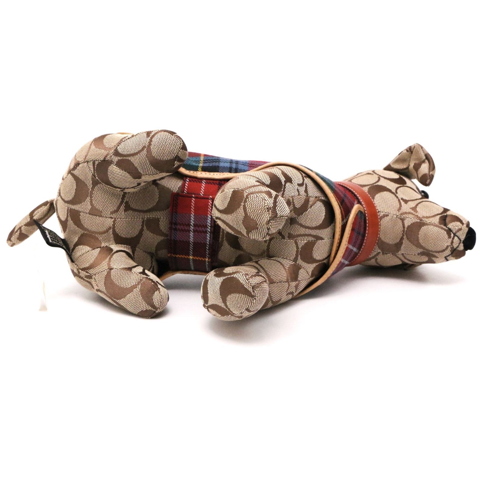 COACH　犬　ぬいぐるみ 希少】COACH コーチ 人形 ぬいぐるみ 犬 シグネチャー ベスト