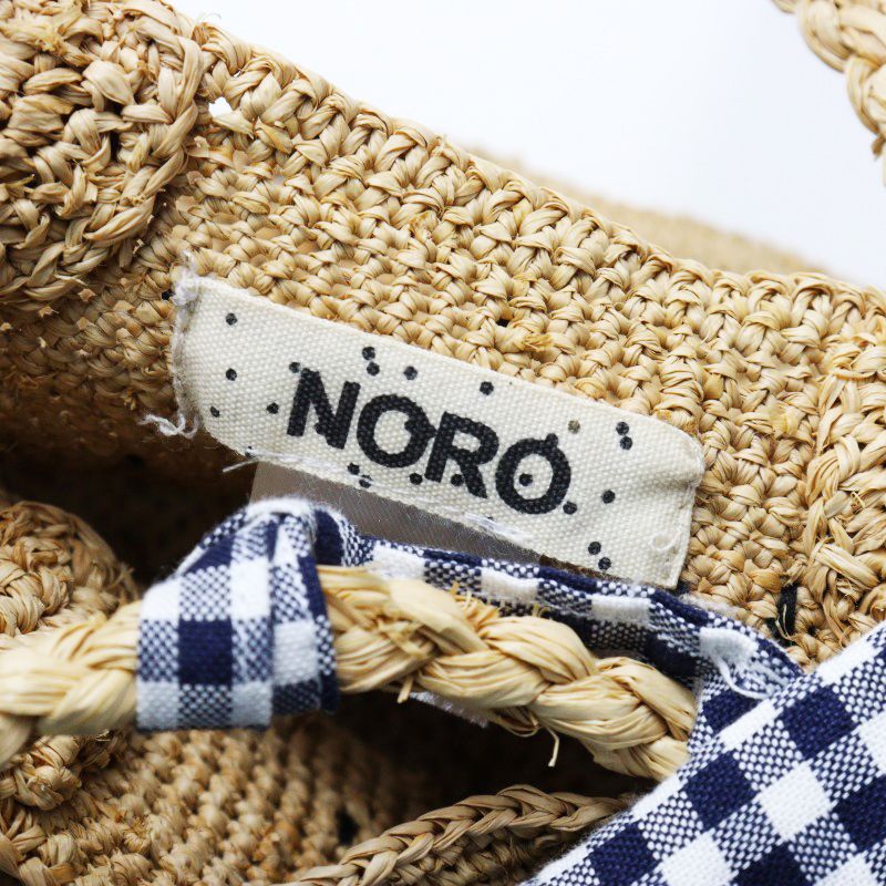美品 ノロ NORO MADRAGUE PLUMETIS POIS S ドットラフィア