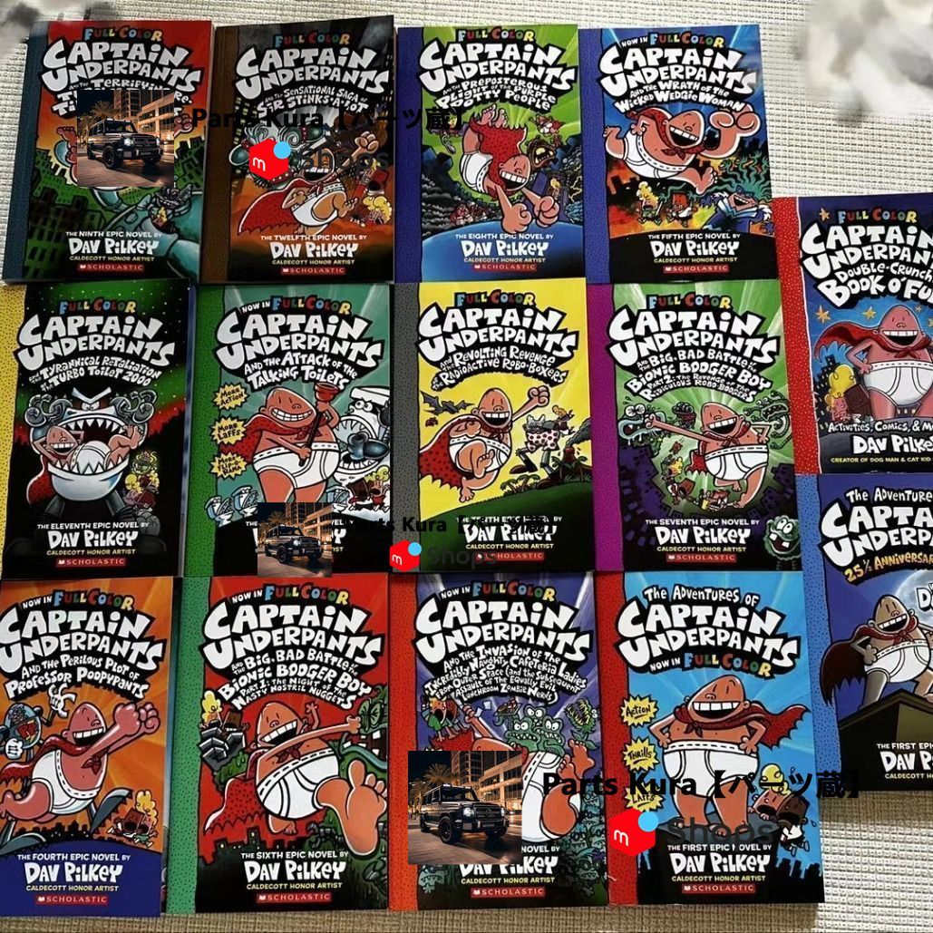 新品未使用 CAPTAIN UNDERPANTS 14冊セット 英語絵本 - メルカリ