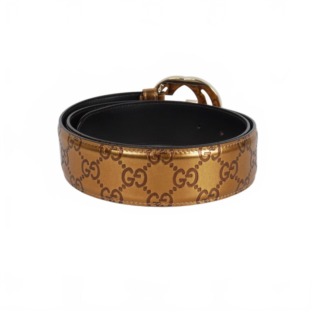 グッチ GUCCI GGバックル ロゴ レザー ベルト コレクション 85