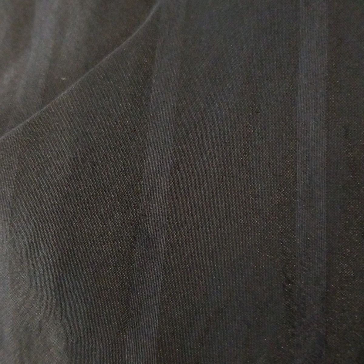 超激安セール 開催中です！ 芽風 メフウ センソユニコ ロングスカート サイズ38 M レディース - 黒×ダークネイビー ストライプ インナー付属