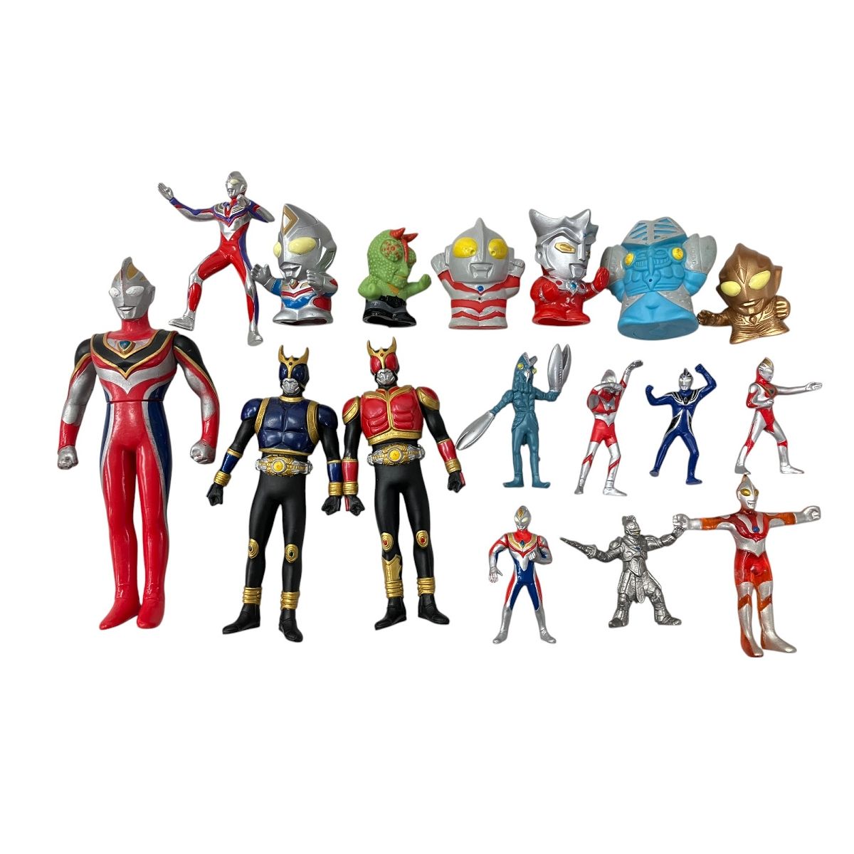 仮面ライダーアギト 龍騎 怪人 ソフビ ライダーヒーローシリーズ フィギュア ライダーヒーローシリーズ 仮面ライダーアギト ソフビ人形 14種（限定