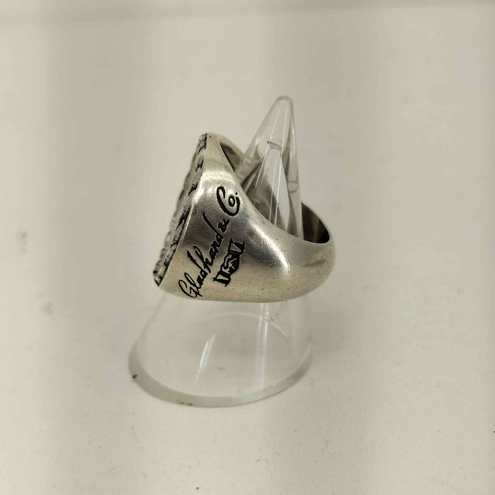 グラッドハンド GLADHAND MEDAL RING 10th ANNIVERSARY 10周年 メダルリング メンズ 15号