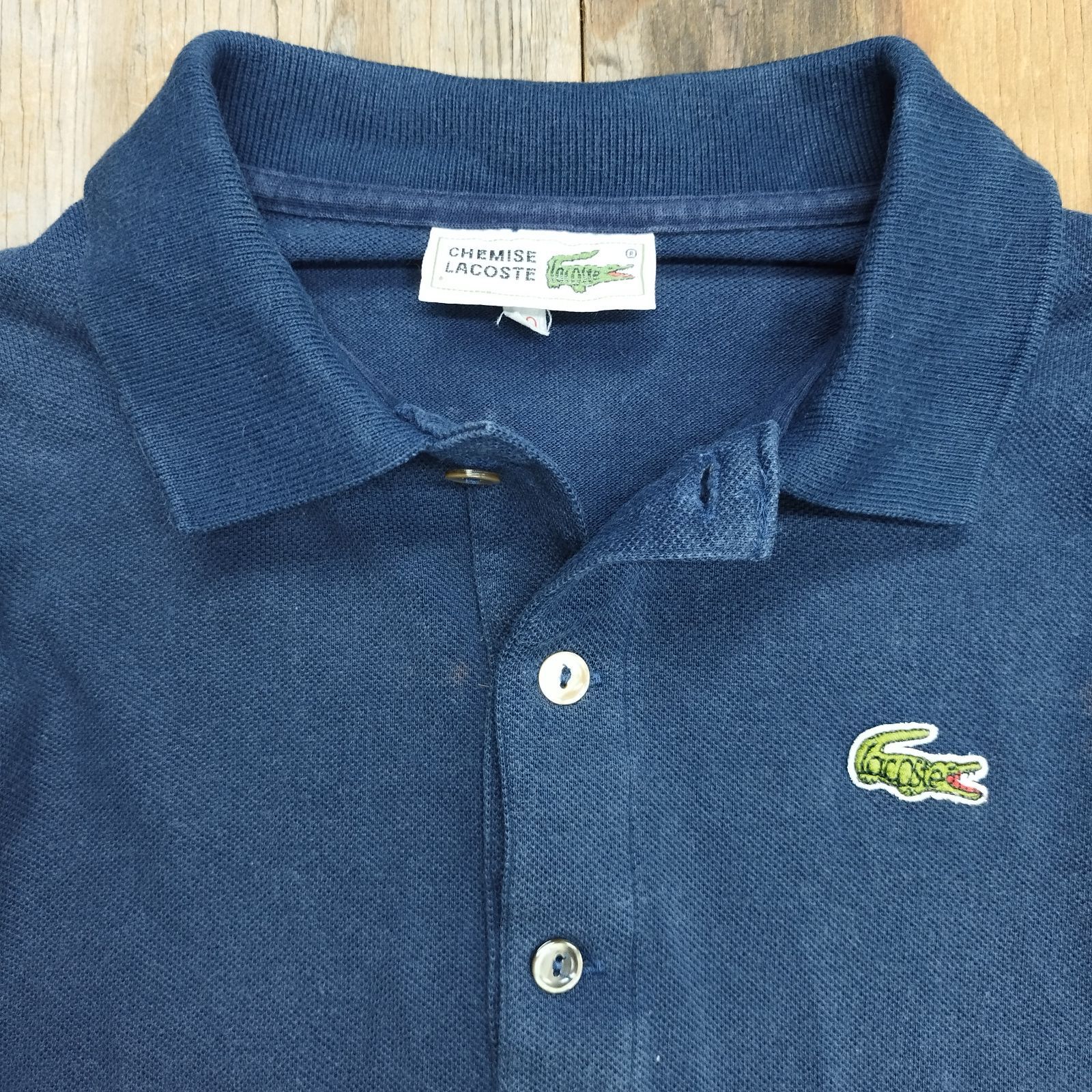 CHEMISE LACOSTE シュミーズ ラコステ 鹿の子 長袖 ポロシャツ
