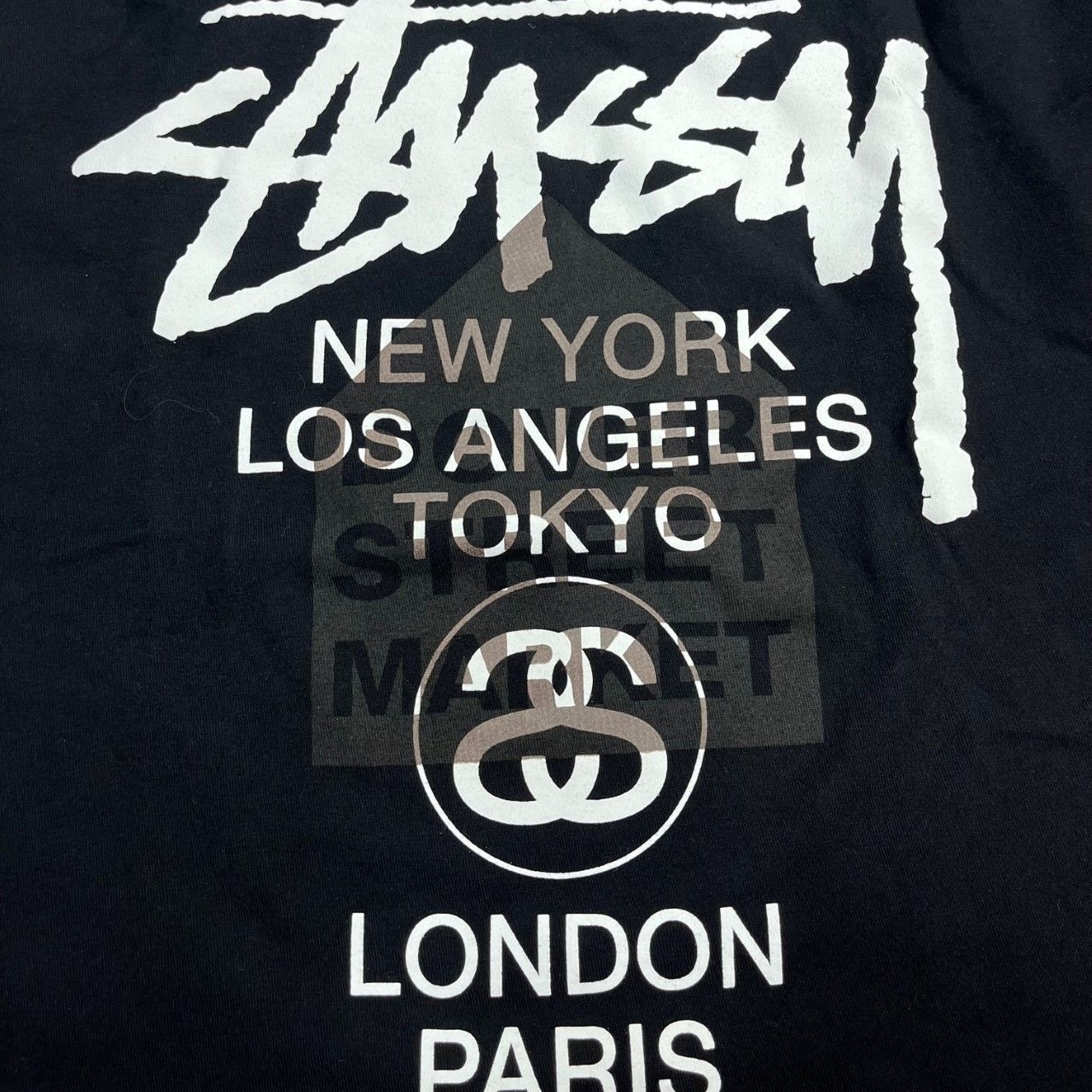 国内正規 STUSSY Dover Street Market T-shirt コラボ ワールドツアー