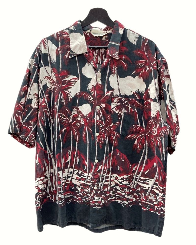 クーティー COOTIE Palm Tree Open-Neck S/S Shirt パーム ツリー