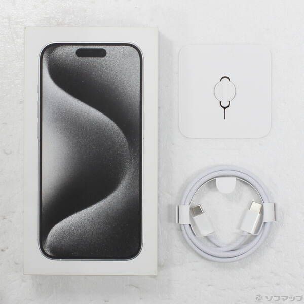 iPhone 15 Pro 1TB MTUD3J/A 国内版 ホワイトチタニウム アップル(Apple) iPhone 15 Pro 256GB ホワイトチタニウム SIM