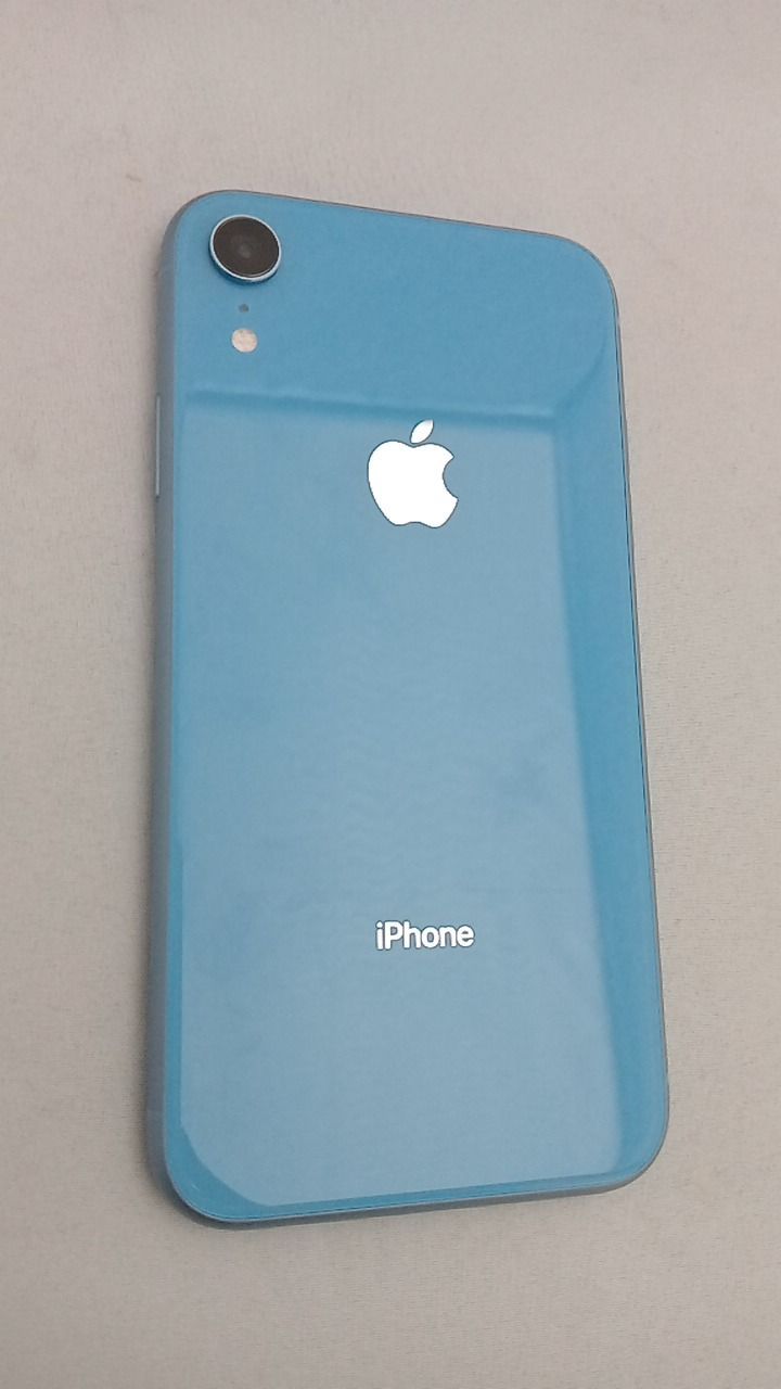 動作確認済！ iPhoneXR A2106 128GB 本体 ブルー ドコモ回線 箱 取説