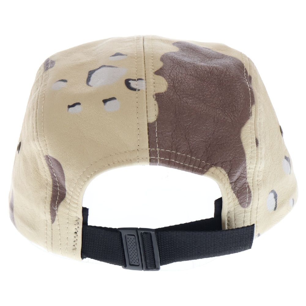 SUPREME (シュプリーム) 17SS Leather Desert Camo Camp Cap デザート