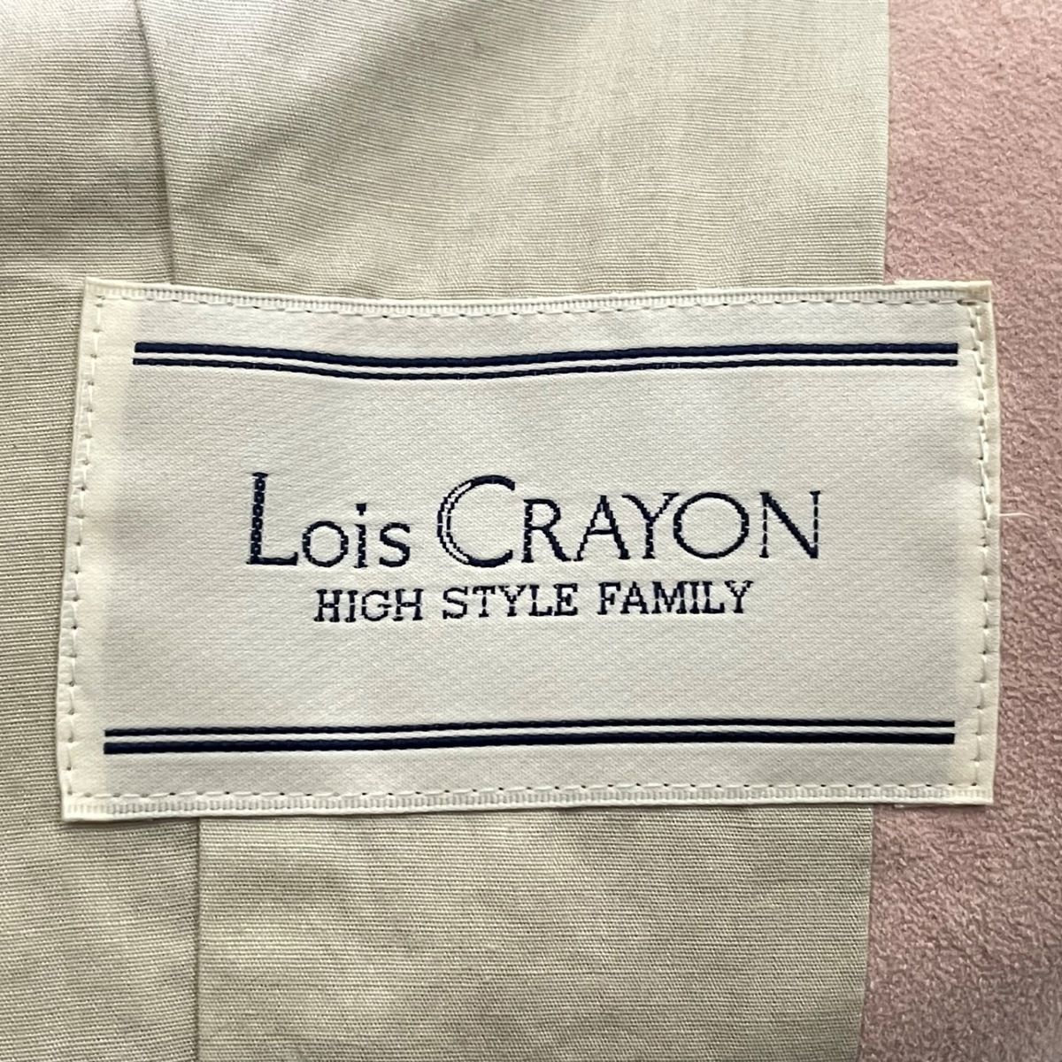 Lois CRAYON(ロイスクレヨン) ライダースジャケット サイズM - ピンク