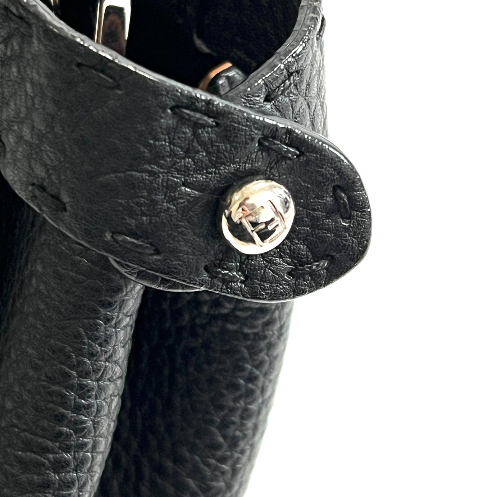 FENDI フェンディ ハンドバッグ ピーカブー セレリア レザー ターン 