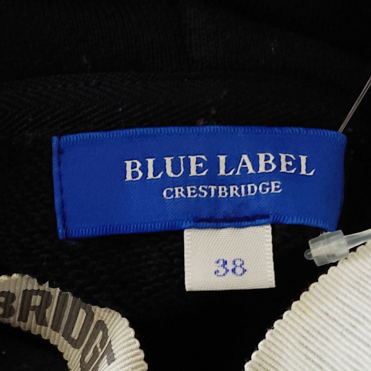 BLUE LABEL CRESTBRIDGE(ブルーレーベルクレストブリッジ) パーカー サイズ38 M レディース - ネイビー 長袖