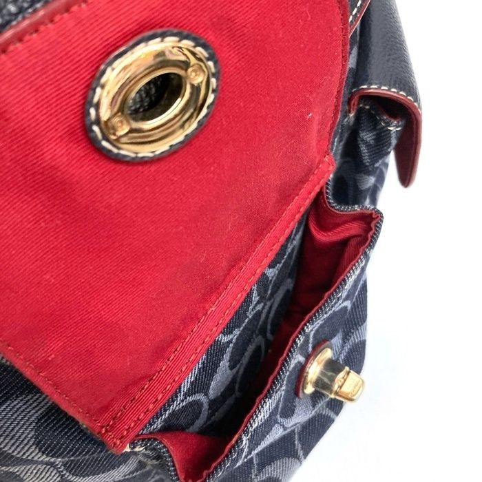 コーチ シグネチャー キャンバス レザー バックパック F37589 COACH コーチ F37589 シグネチャー キャンバス レザー切替