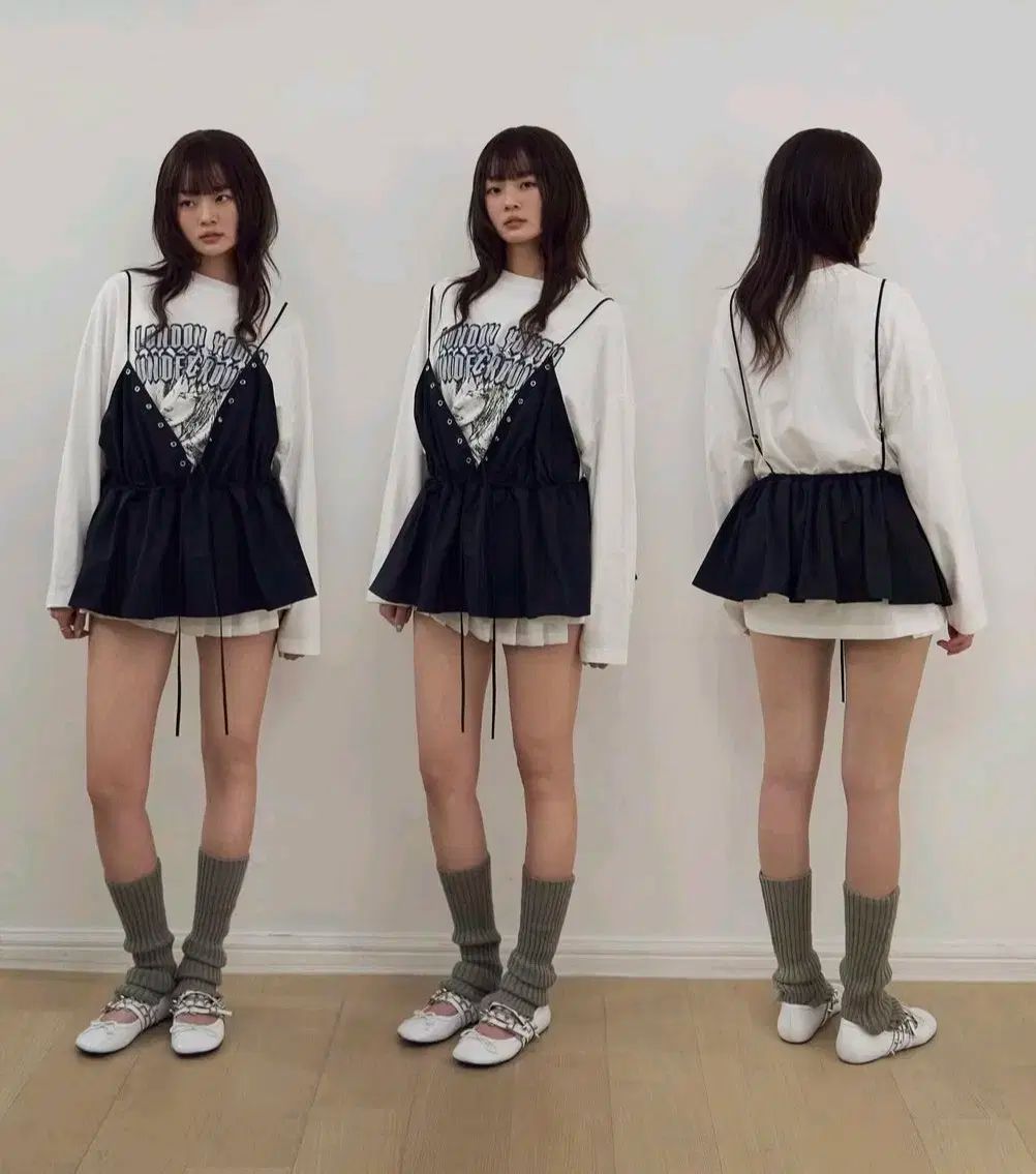 LCDC TM エンブロイダリー ビスチェ Tシャツ