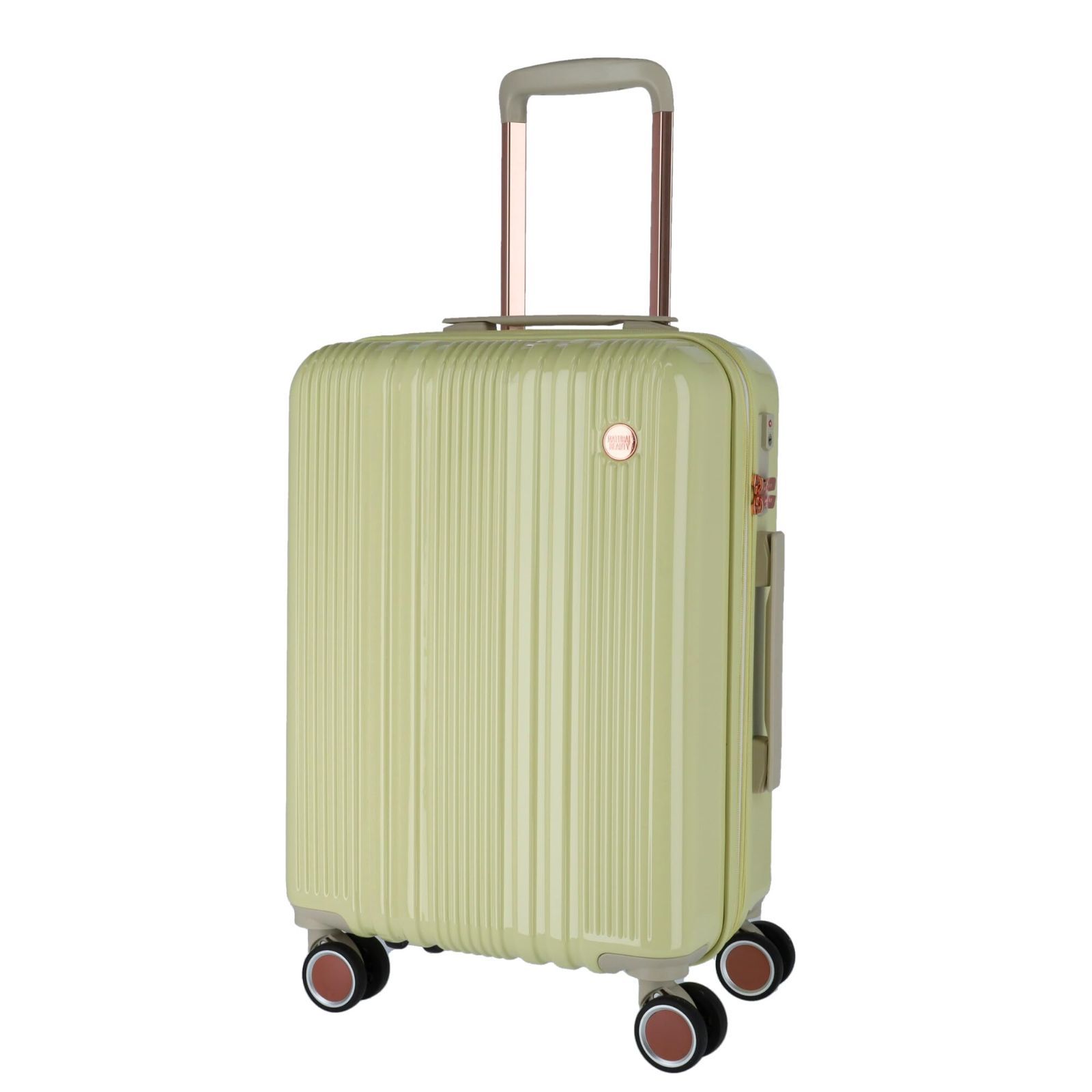ナチュラルビューティー エメ 四輪キャリーケース 34-40L イエロー スーツケース
