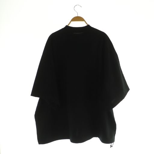 イズネス is-ness BALLOON T SHIRT バルーンTシャツ 半袖 ドロスト M ブラック MY OS AD