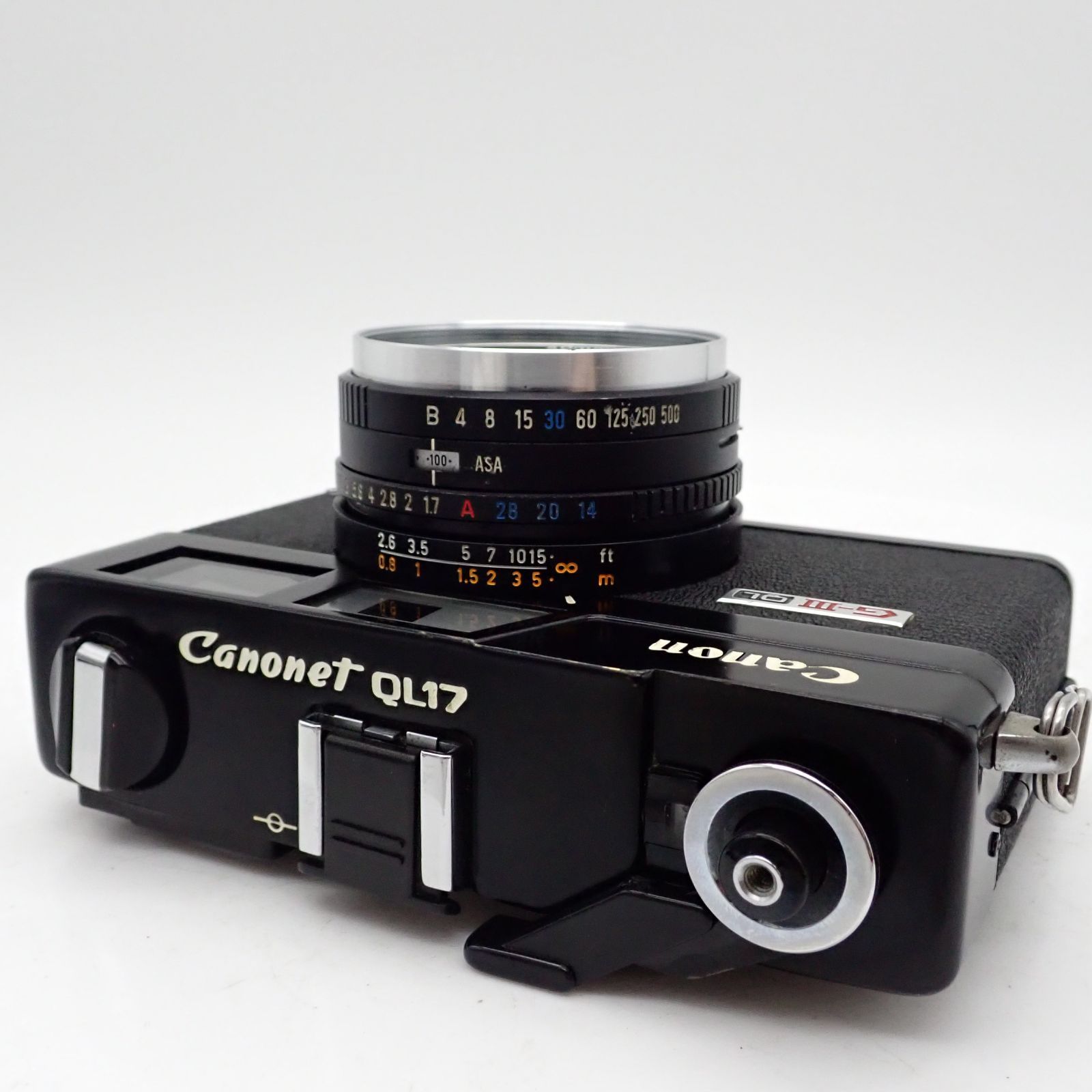 美品 Canon Canonet QL17 G-Ⅲ G3 ブラックペイント 40mm f1.7