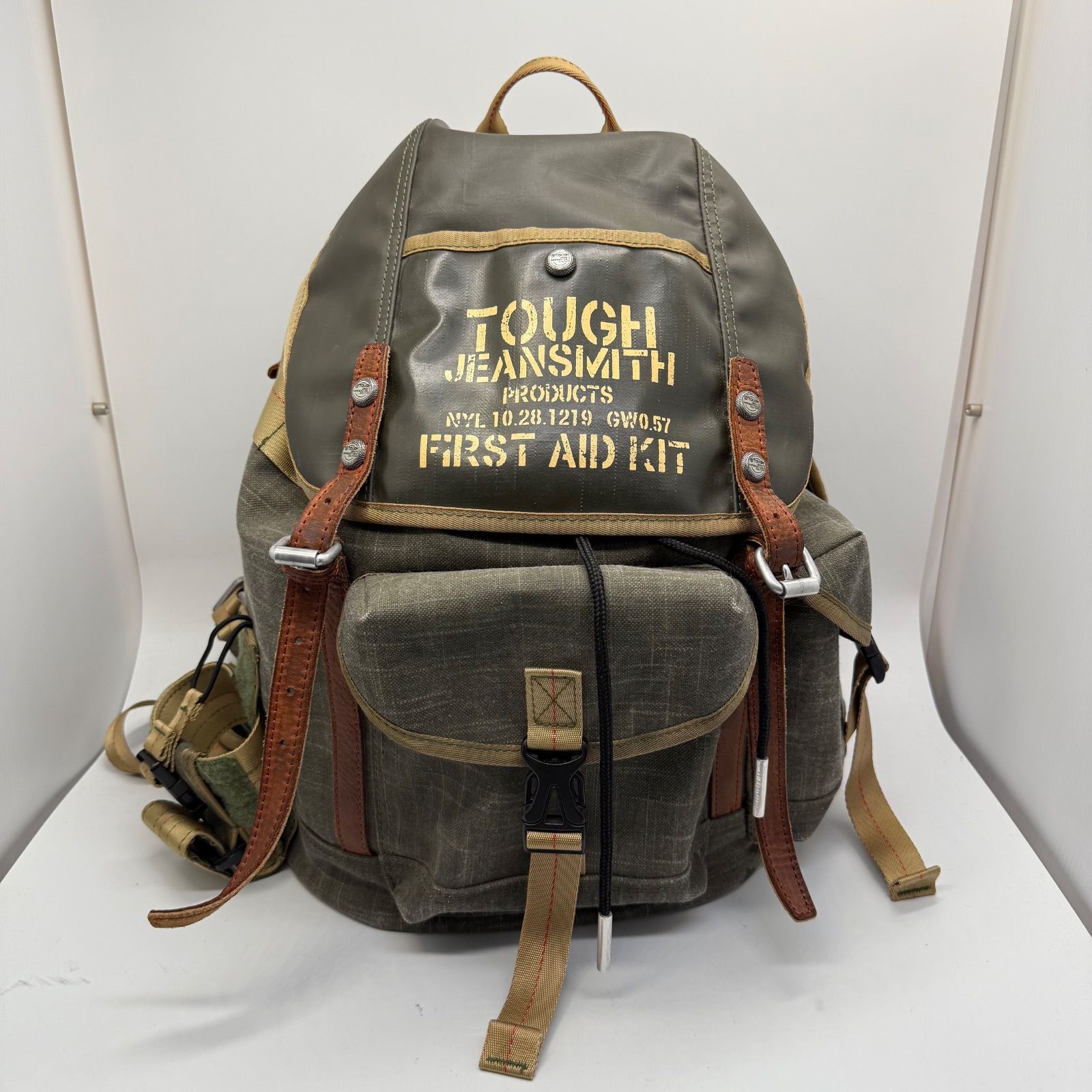 tough jeansmith 00s gimmick archive military backpack タフ