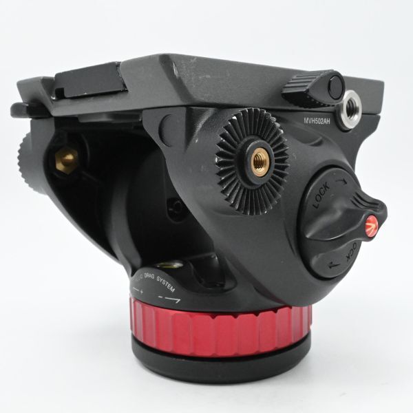 Manfrotto 2WAY雲台 プロフルードビデオ雲台 フラットベース