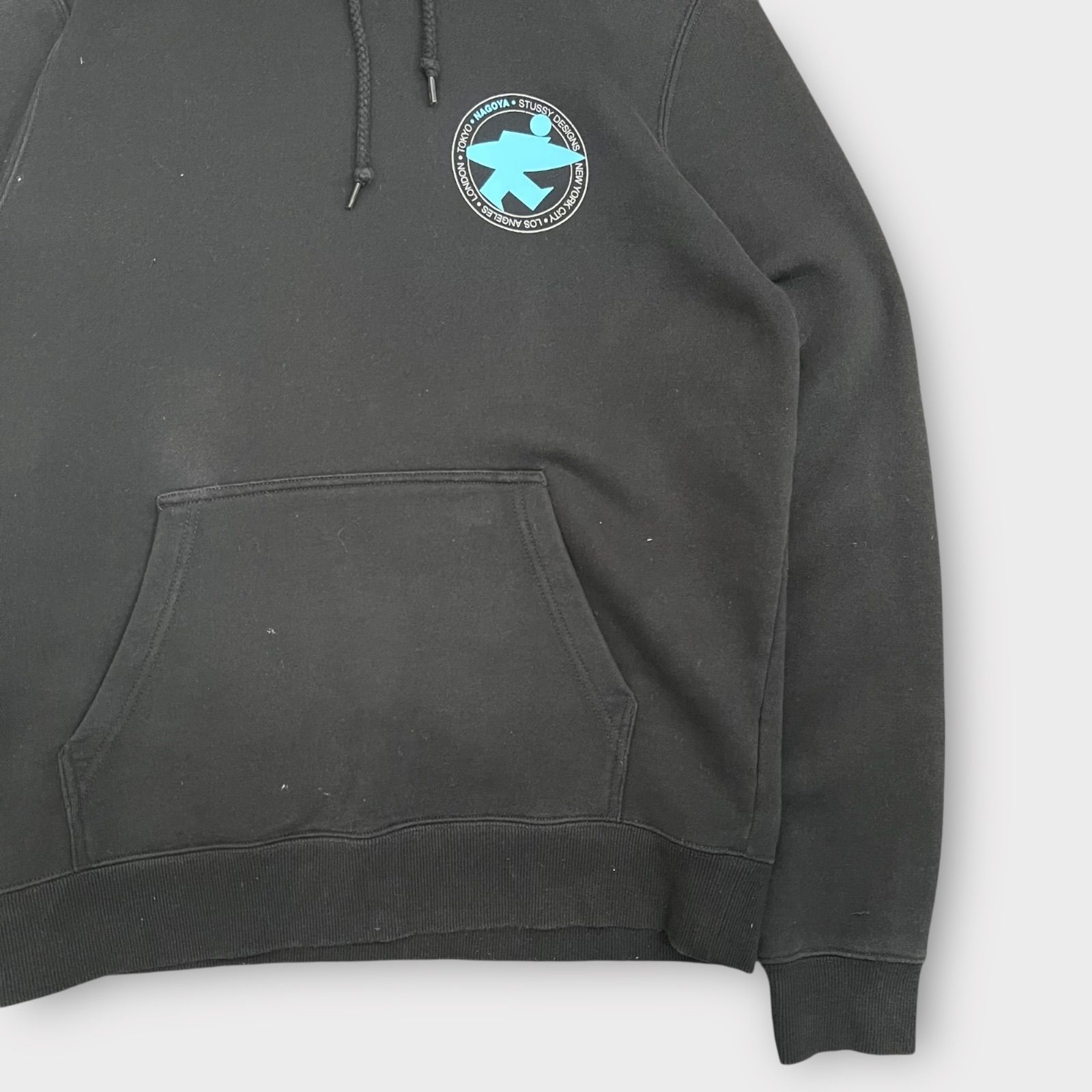 Stussy 名古屋チャプター限定パーカー ステューシー ブラック Sサイズ