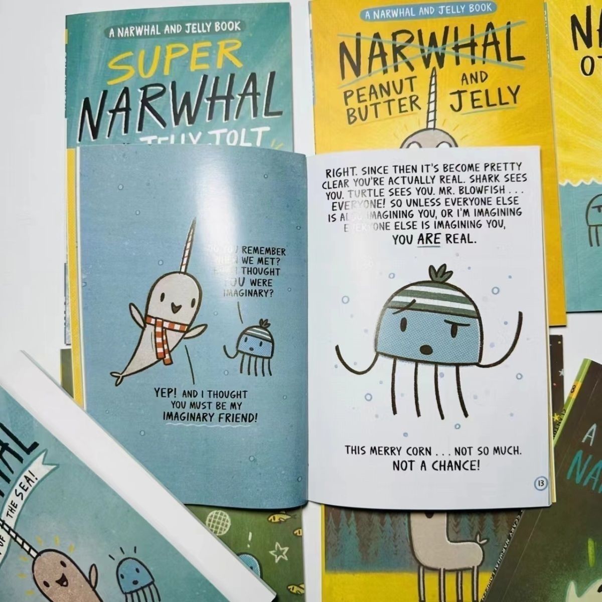 【新品】A Narwhal and Jelly book 8冊洋書  英語絵本 A Narwhal and Jelly book 8冊洋書 英語