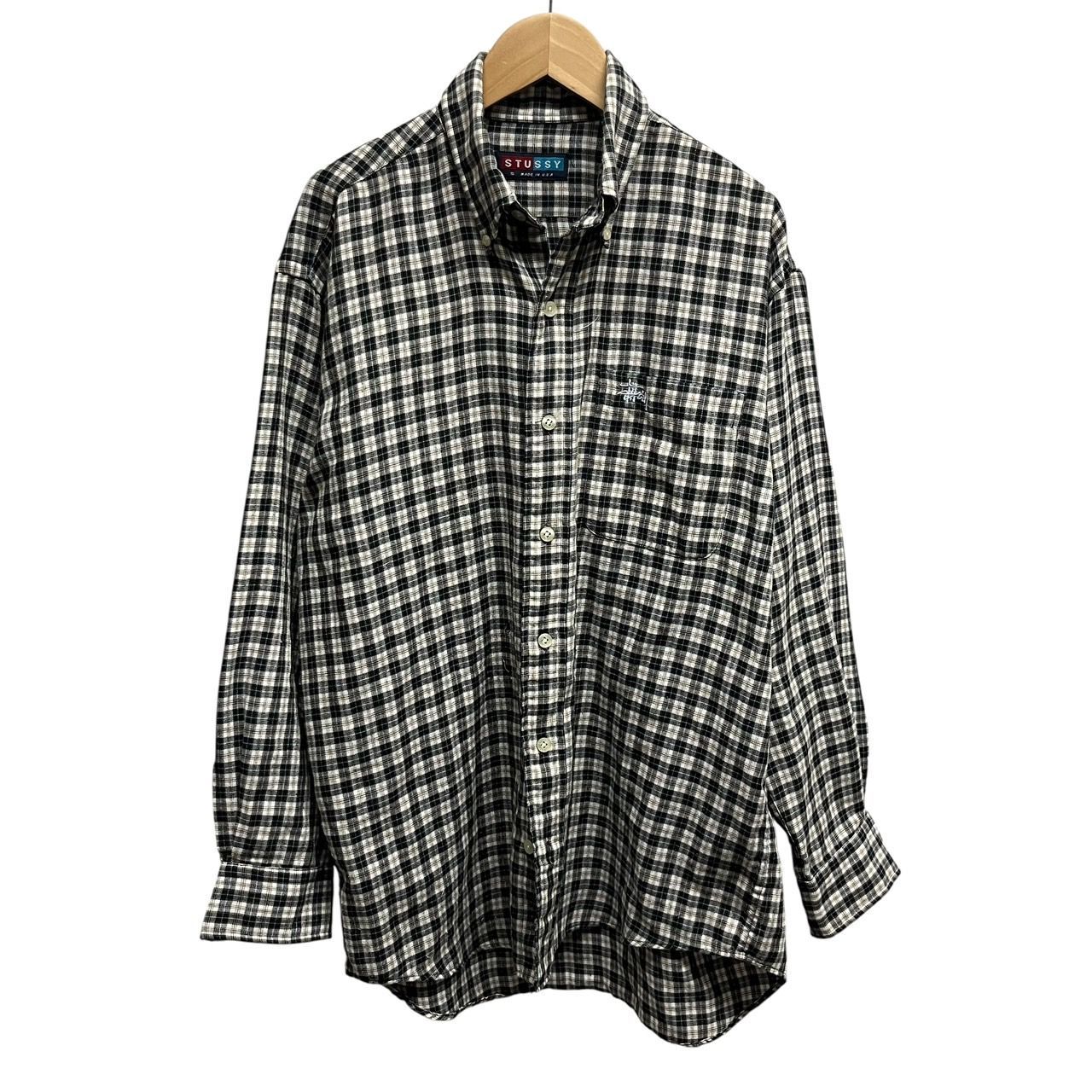 Stüssy ブラック　ホワイト　チェック柄シャツ XL オシャレポケット 楽天市場】STUSSY ステューシー（柄チェック）（トップス