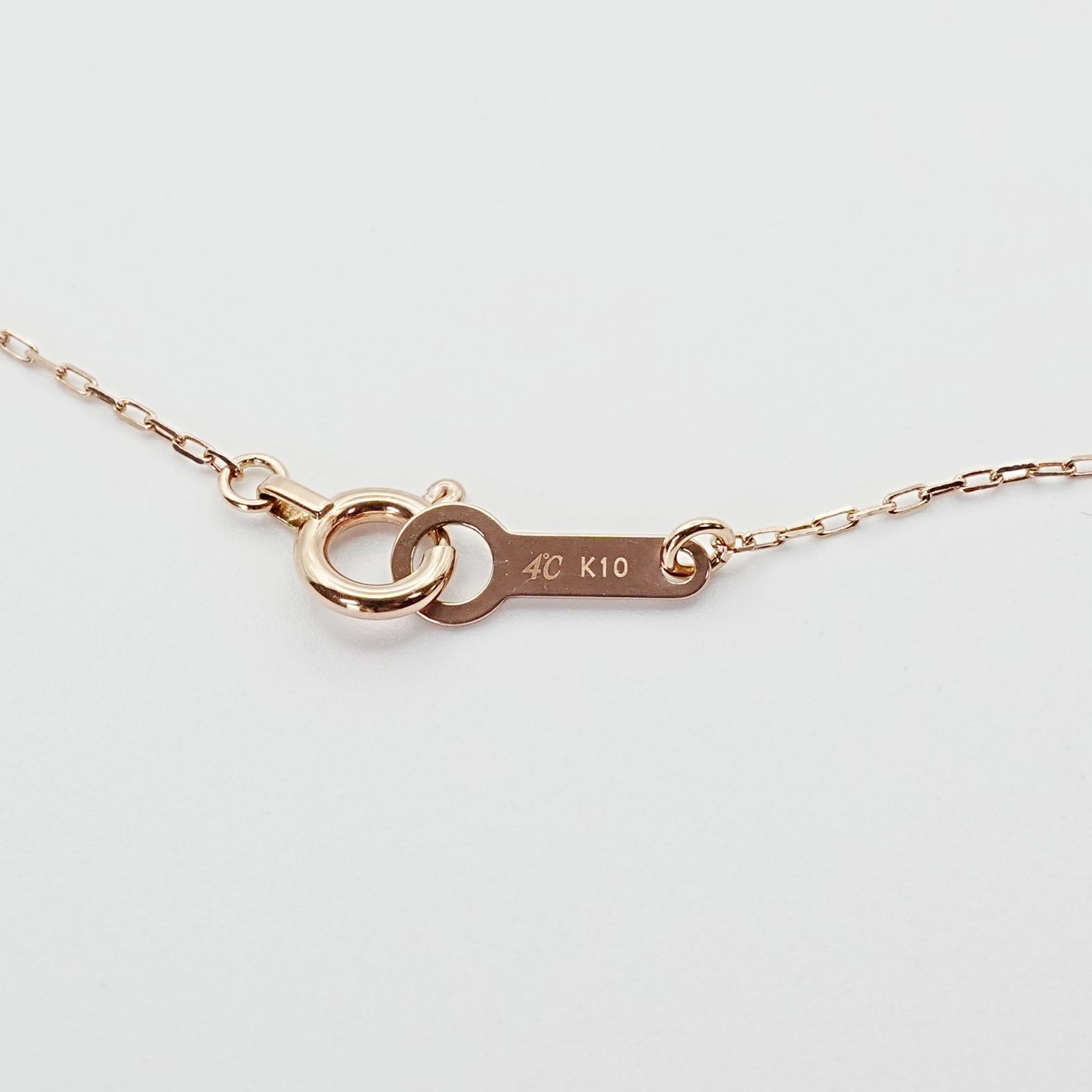 【美品】4℃ K10ゴールド ネックレス K10 4℃アクアゴールド ネックレス | 112346123803 | 【公式】4