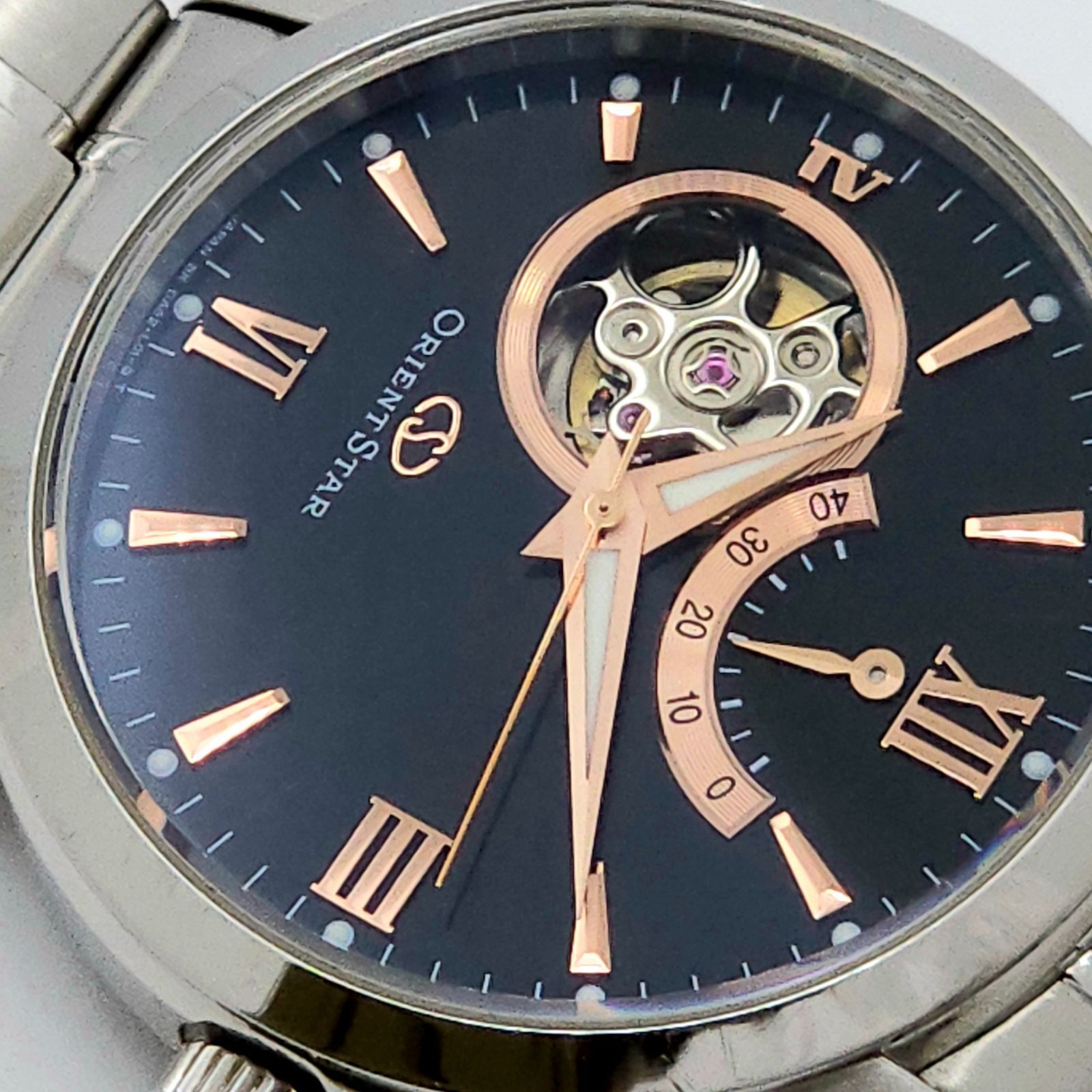 オリエントスター 腕時計 パワーリザーブ DA02-C0-B 自動巻 シルバー系