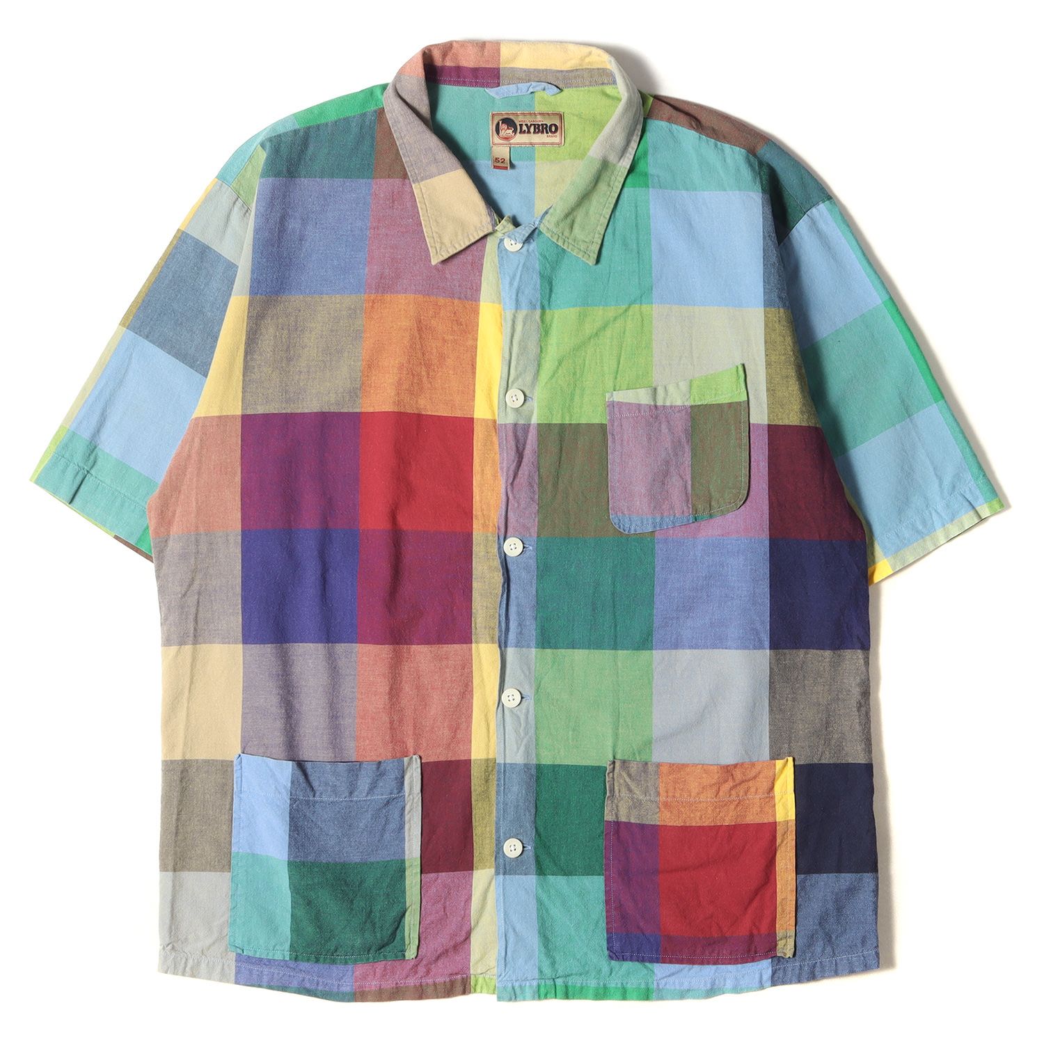 Nigel Cabourn ナイジェルケーボン シャツ マルチチェック柄 コットン
