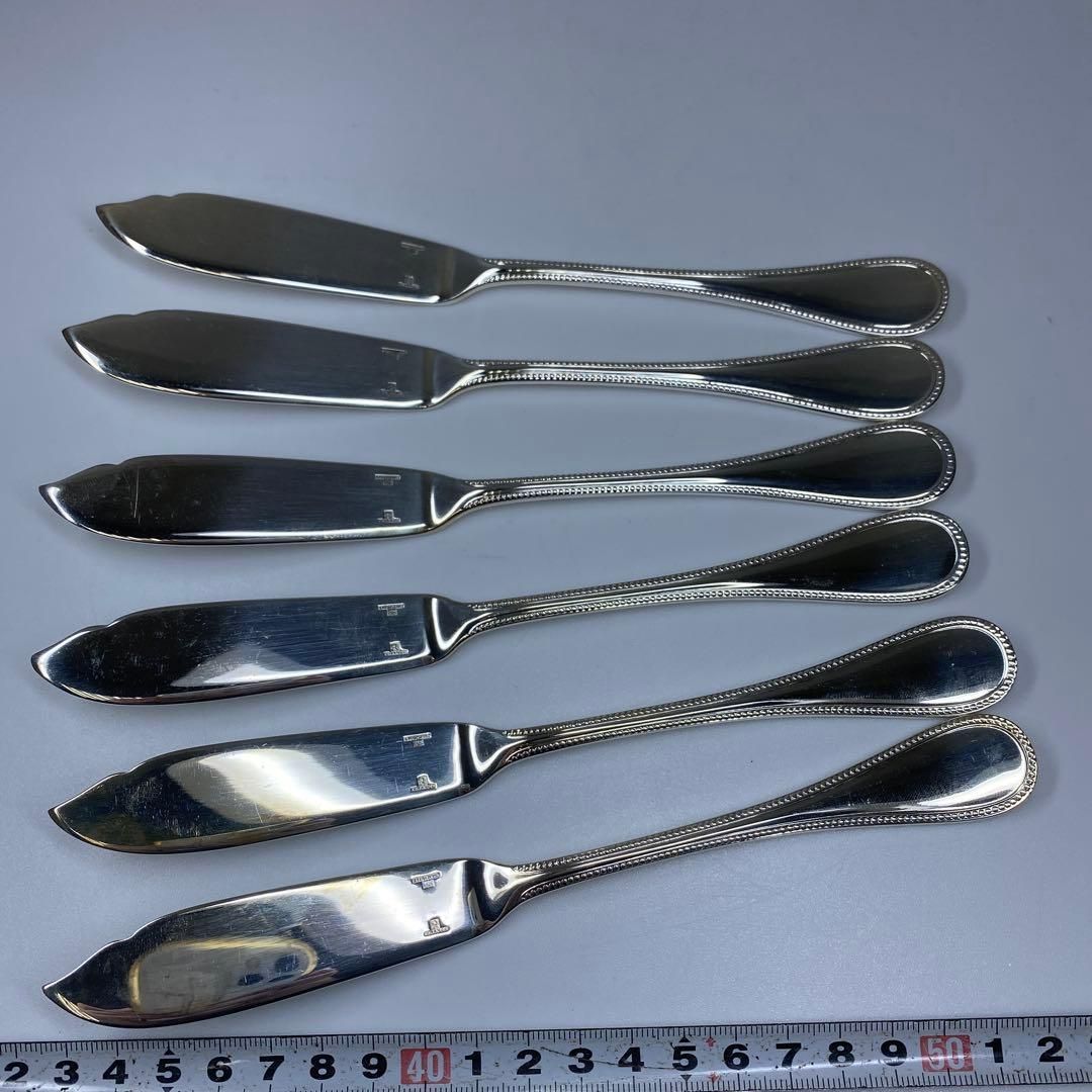 クリストフル フィッシュナイフ 333g 19.8㎝ 東な7-0106 2F