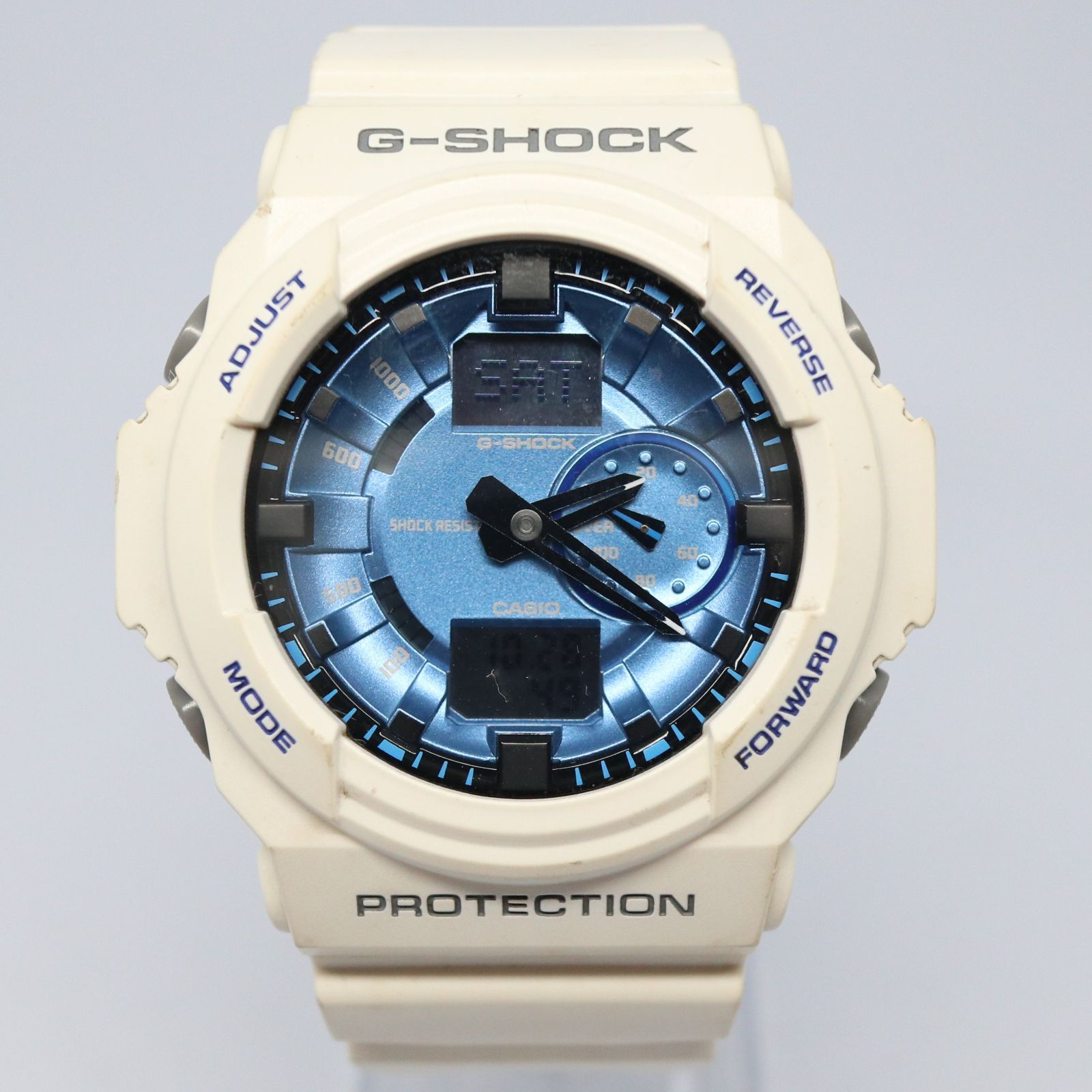 G-SHOCK ブルー×ホワイト - 時計