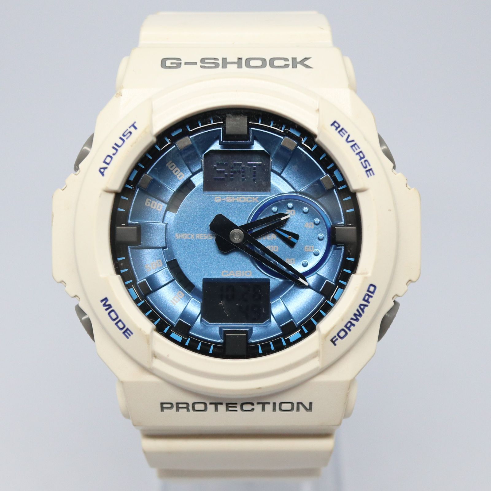 カシオ G-SHOCK protection 水色 - 時計