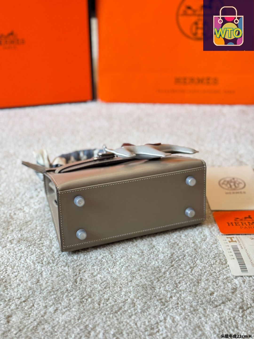 HERMES ケリー バッグ　ケリームー 今日WTO】Herm?s Kelly Bag 22cm エルメス ケリーバッグ 22cm