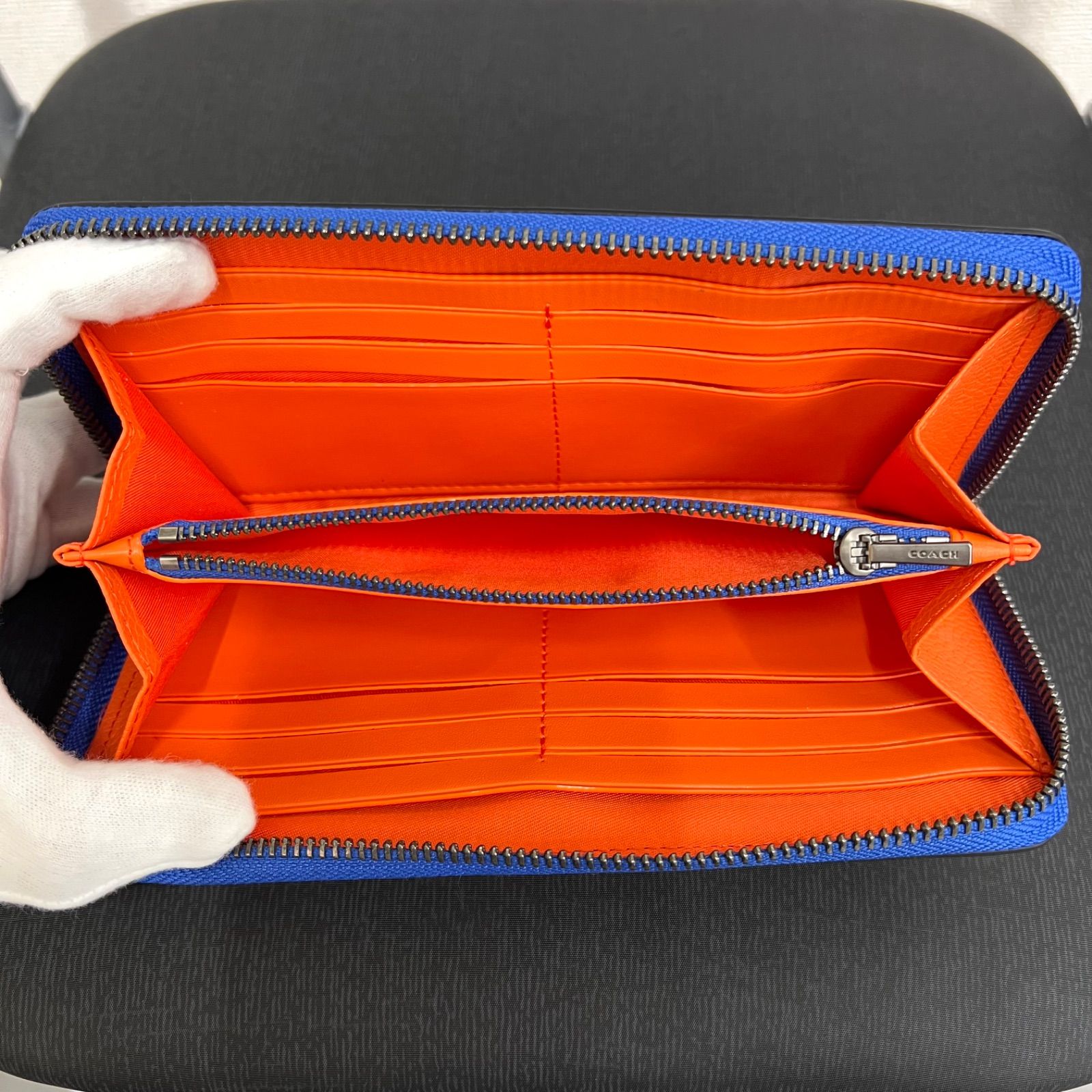 新品未使用】COACH ラウンドファスナー長財布 C6699 - メルカリ