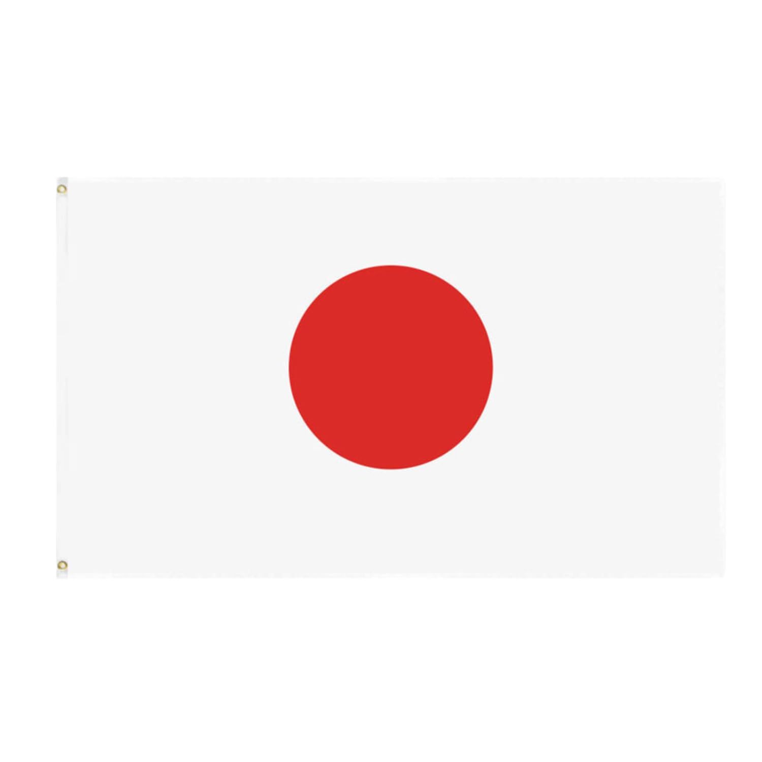 新作，豊富な 新品 国旗 世界国旗 ハトメ式 フラッグ 70×105cm スポーツ 観戦 応援グッズ 運動会 旗 金属製通し穴 NYANDELMO (01.日本) 知育玩具