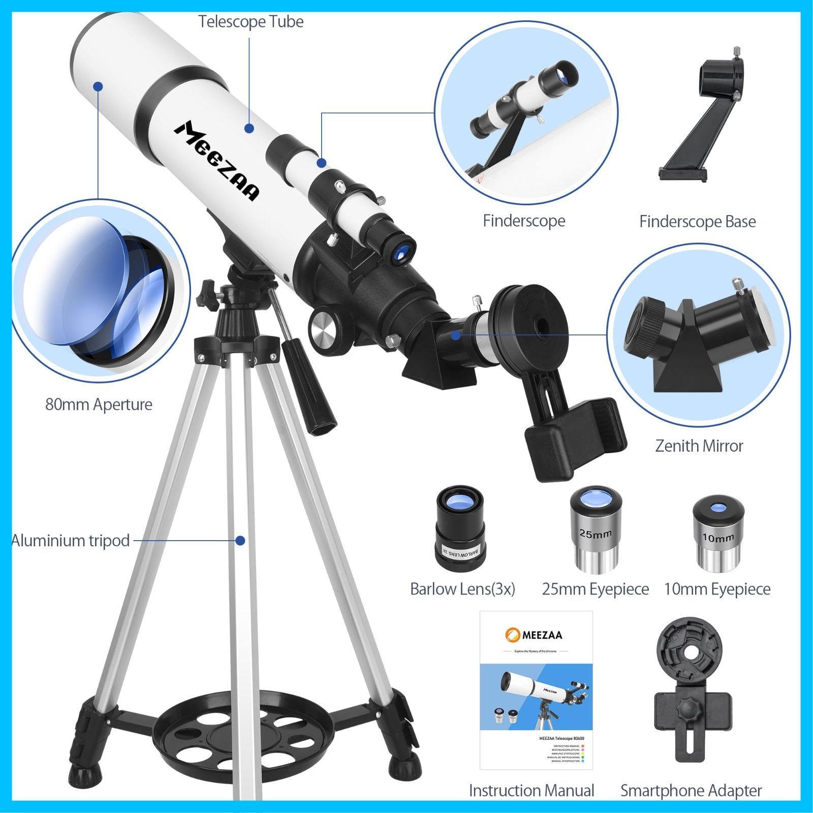 天体望遠鏡 子供 初心者 てんたいぼうえんきょう ぼうえんきょう 80mm