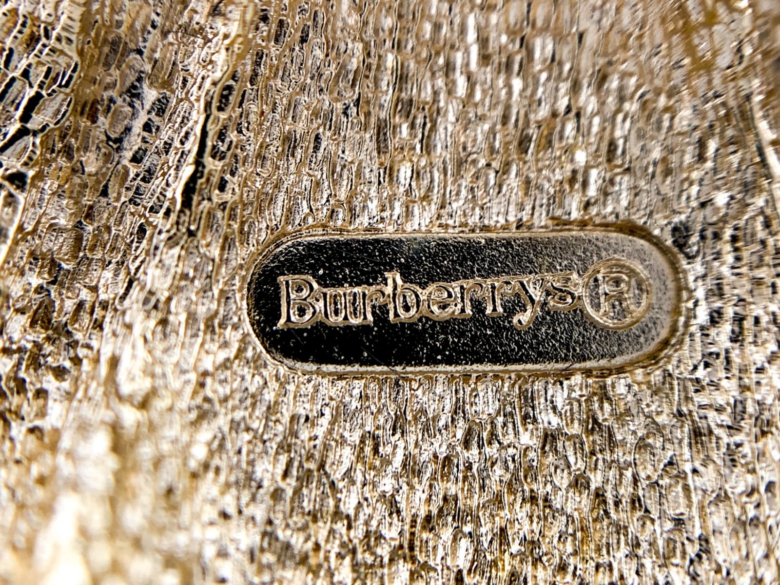 Burberrys バーバリーズ GP ゴールドカラー ブローチ ブランド