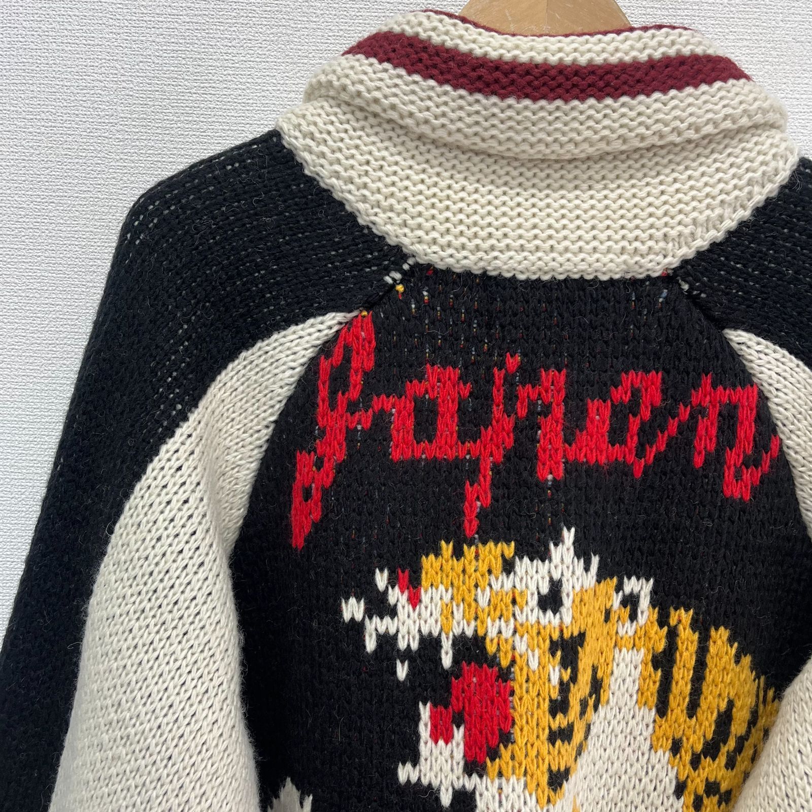 HOUSTON ヒューストン 22234 COWICHAN SWEATER TIGER カウチン 