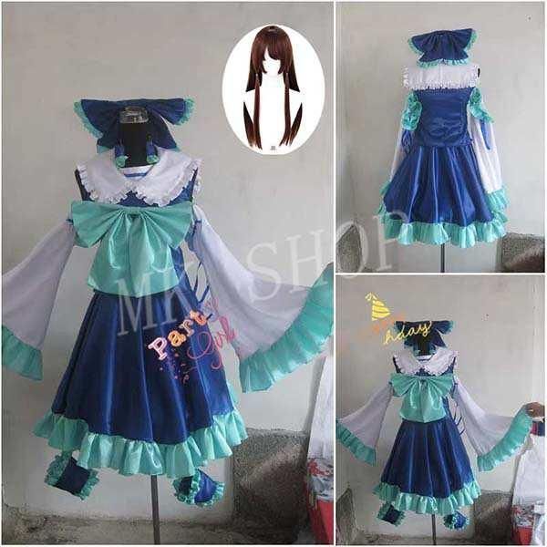 東方プロジェクト 博麗 霊夢 はくれい れいむ コスプレ衣装 ウィッグ コスチューム cosplay イベント演出服アニメ変装仮装 ハロウィン