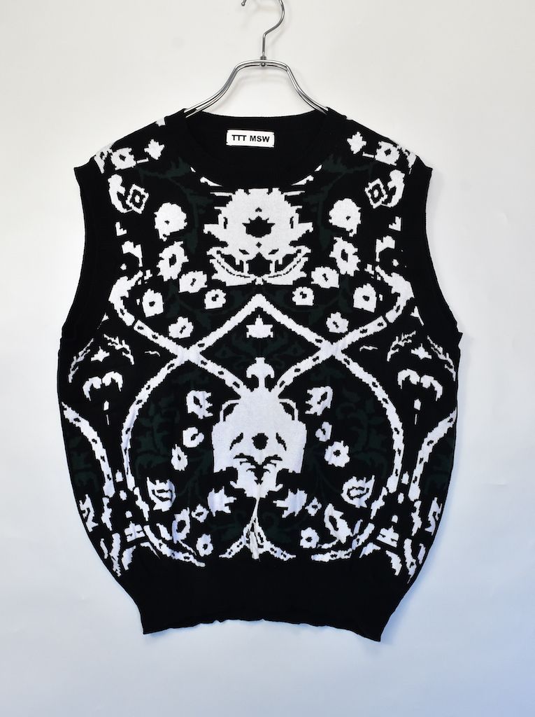 TTT MSW ティー 2021SS Persia Knit Vest ペルシャ ニット ベスト