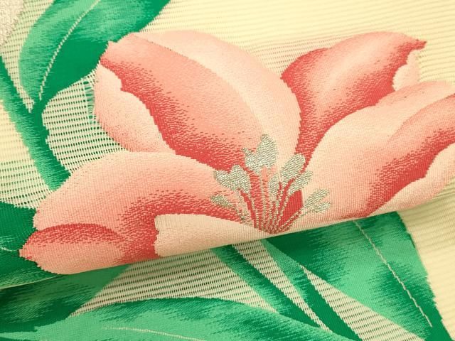 平和屋着物＊夏物 訪問着 絽 草花文 正絹 逸品 AABB5931st 平和屋着物