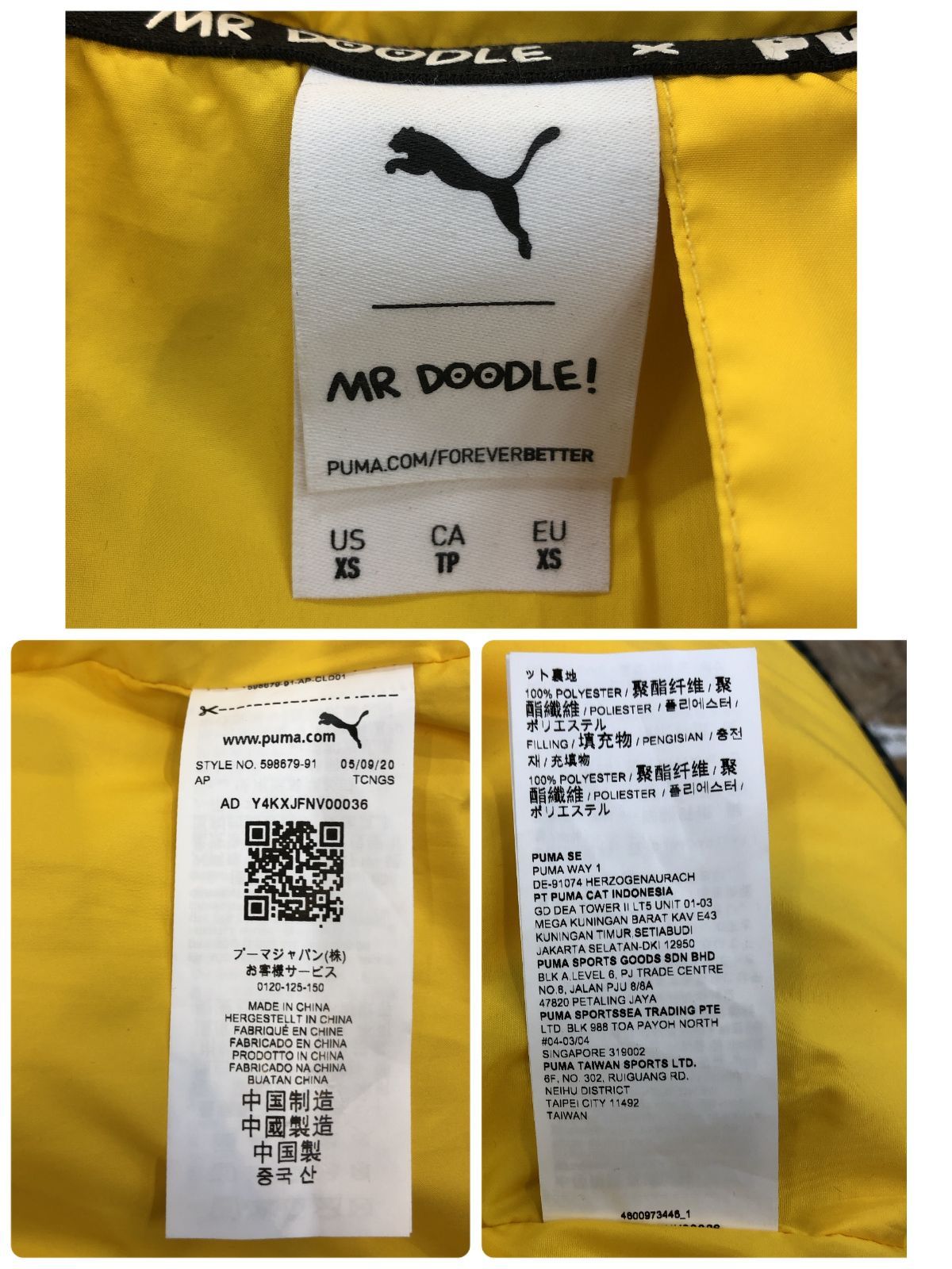70. PUMA × Mr Doodle Aop Puffer Jacket - メルカリ