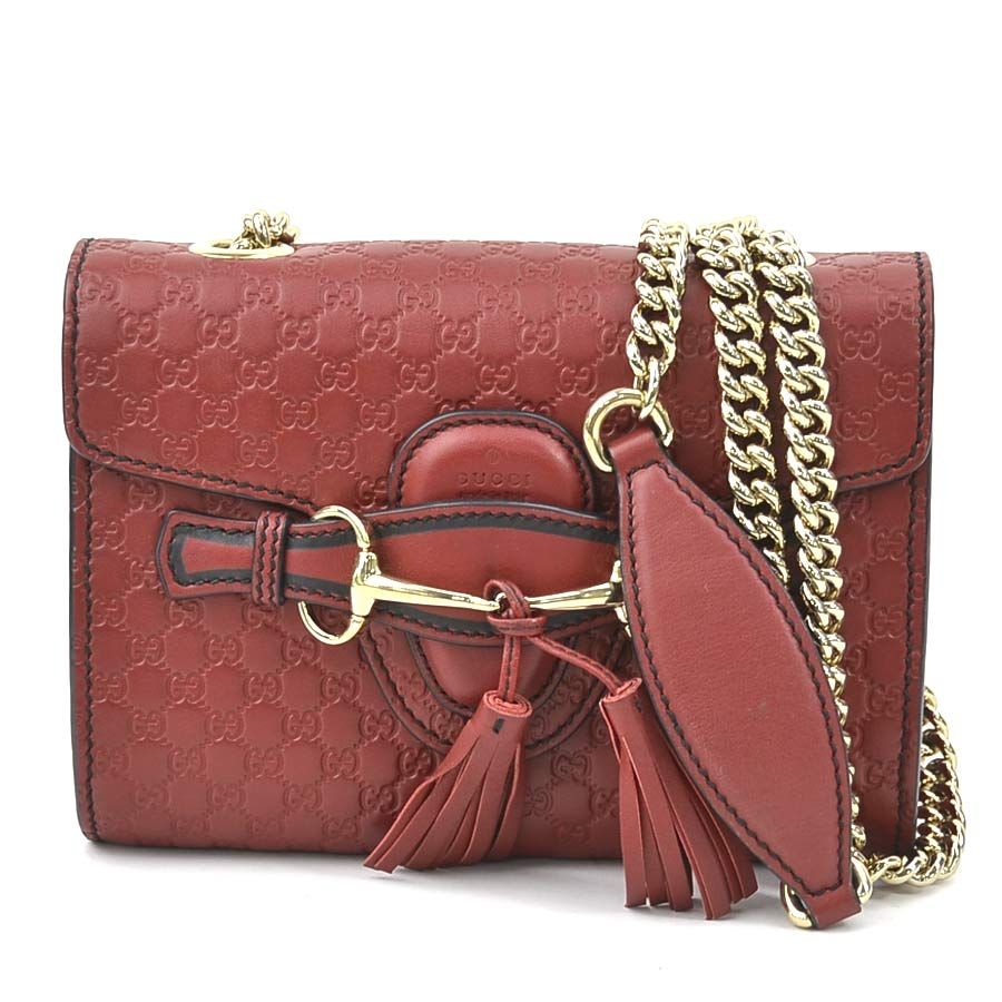 グッチ GUCCI 斜め掛けショルダーバッグ マイクログッチシマ 449686