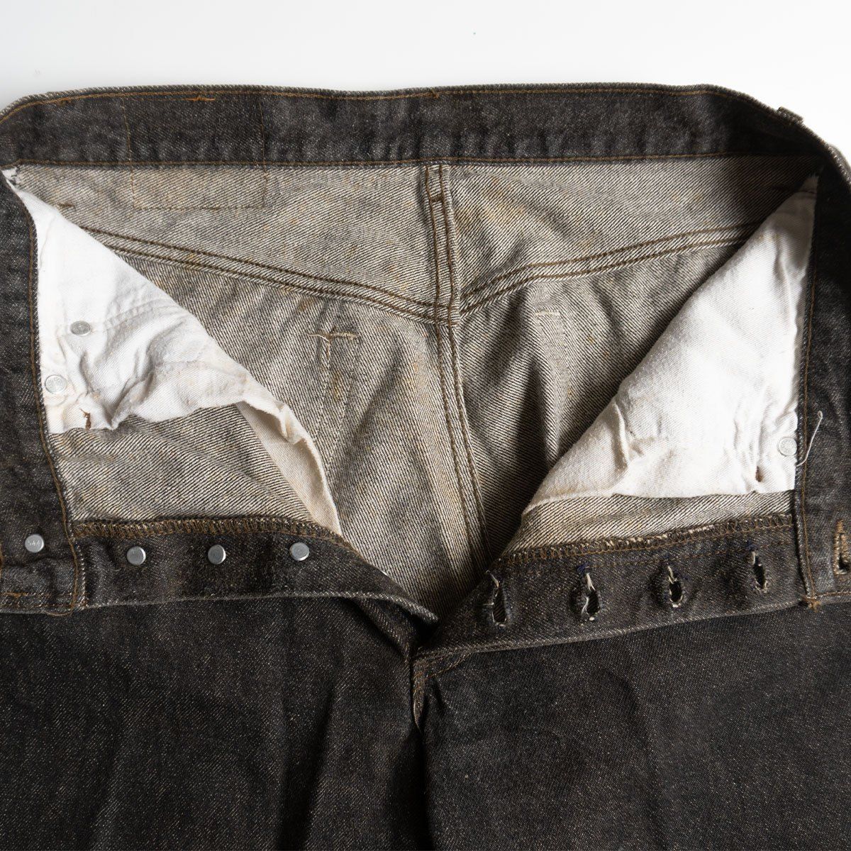 先染め/状態良好】 LEVI'S 【80s/501 ブラックデニム デニムパンツ】32